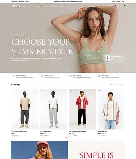 Fashion clothing store